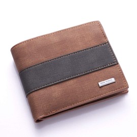 Mochiizoo Leather Wallet for Men,Slim Bifold Vintage Men's Leather Front Pocket Wallet with RFID Blocking
