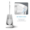 TOPBATHY Toilet Brush Head Replacement with Stiff Bristles Toilet Brush