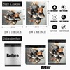 Stainless Steel Dishwasher Magnet Cover, 23' x 26' Brushed Silver