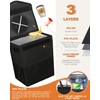 Pritent Car Trash Can with Lid, Cute Leakproof Car Trash