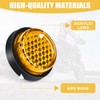 AYBUY 6Pcs Round Motorcycle Reflectors, Stick-on Safety Reflectors, 24mm Mini
