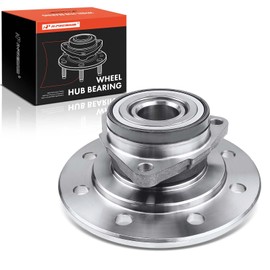 A-Premium Front Wheel Bearing and Hub Assembly Compatible with Dodge Ram 2500 1994-1999, 4WD & with 2-Wheel ABS & 3 Hole Rectangular Flange