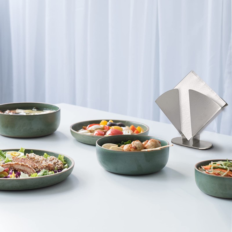 Niciksty Stainless Steel Napkin Holder, Napkin Holder for Tables, Napkin
