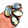 Natural [50mm+] 3pcs Large, Labradorite Gemstones Cabochons, Jewelry Making Loose