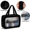 Tbestmax 3 Pack Clear Cosmetic Bags Makeup Bags Large Portable