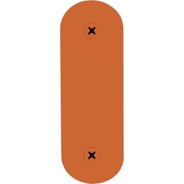 stainless steel Doorbell Cover Plate | door hole cover plate |the ring doorbell cover plate made to cover the existing hole in the wall from a old door bell button (Copper Red)