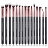 Bueart Design 15Pcs Professional Eye Makeup Brushes Set (Rose Gold