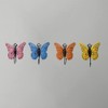 JfwuHap] Butterfly Wall Hooks Wall Mounted, Creative Butterfly Iron Hook