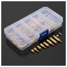 waves M3 Brass Hex Hex Spacer Screw Set Total 120 Pieces