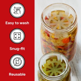 ViscoDisc - Home Bottling Wide Mouth Mason Jar Inserts