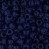 Navy Blue Crow Beads Pony Beads Made in USA 6x9mm Large Hole