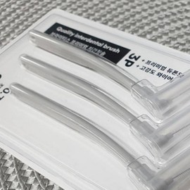 L-Type SSS 0.7mm Interdental Brush & Floss (3-Count) Oral Care L-Type Interdental Brush 4ea