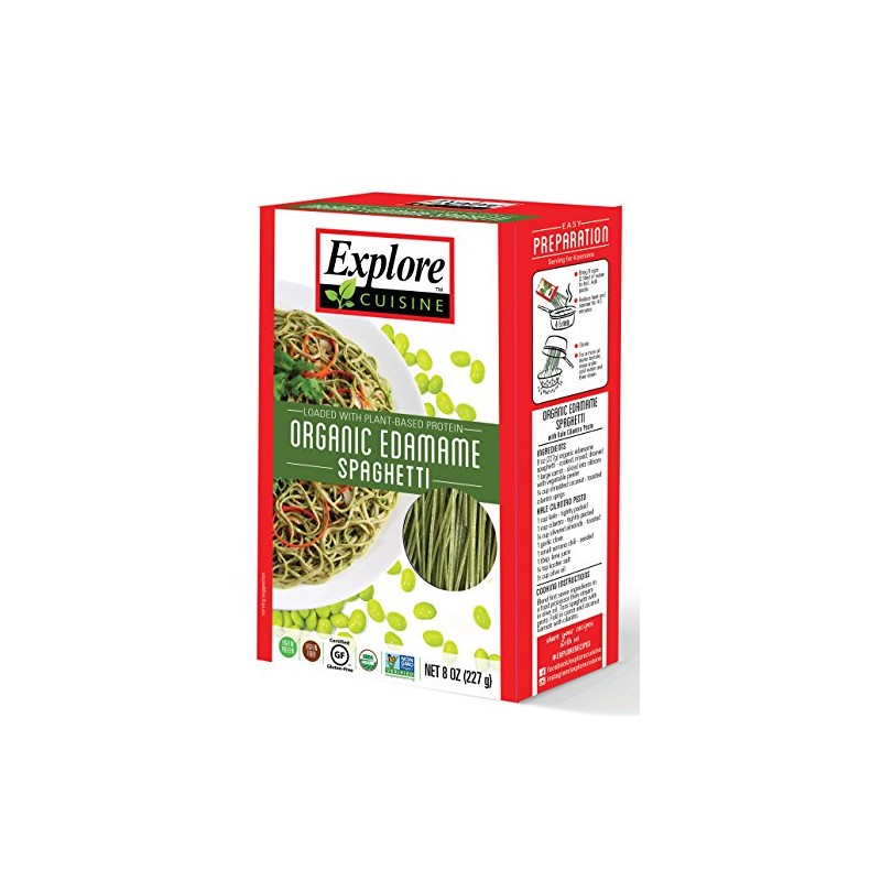 Explore Asian Organic Endamame Spaghetti 200g (Pack of 3)