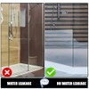 Waterproof Shower Door Bottom Seal Strip - Clear Silicone Replacement