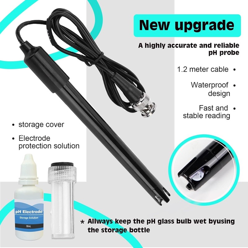 Smart pH Meter for Water, pH Measurement with pH Calibration