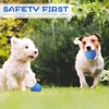 Hiboom 15 Pack Natural Rubber Tennis Balls for Dogs Catching