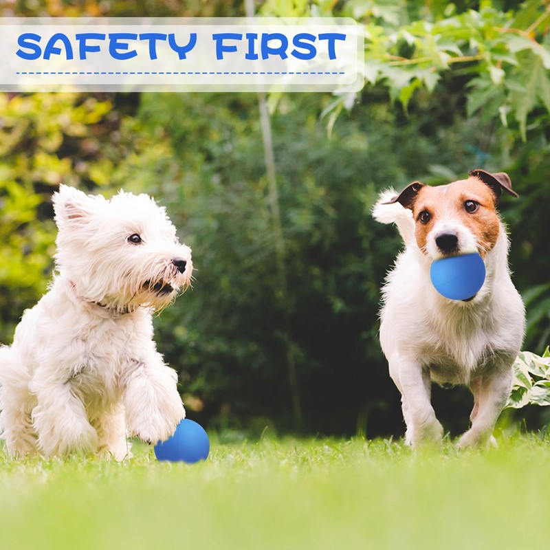 Hiboom 15 Pack Natural Rubber Tennis Balls for Dogs Catching