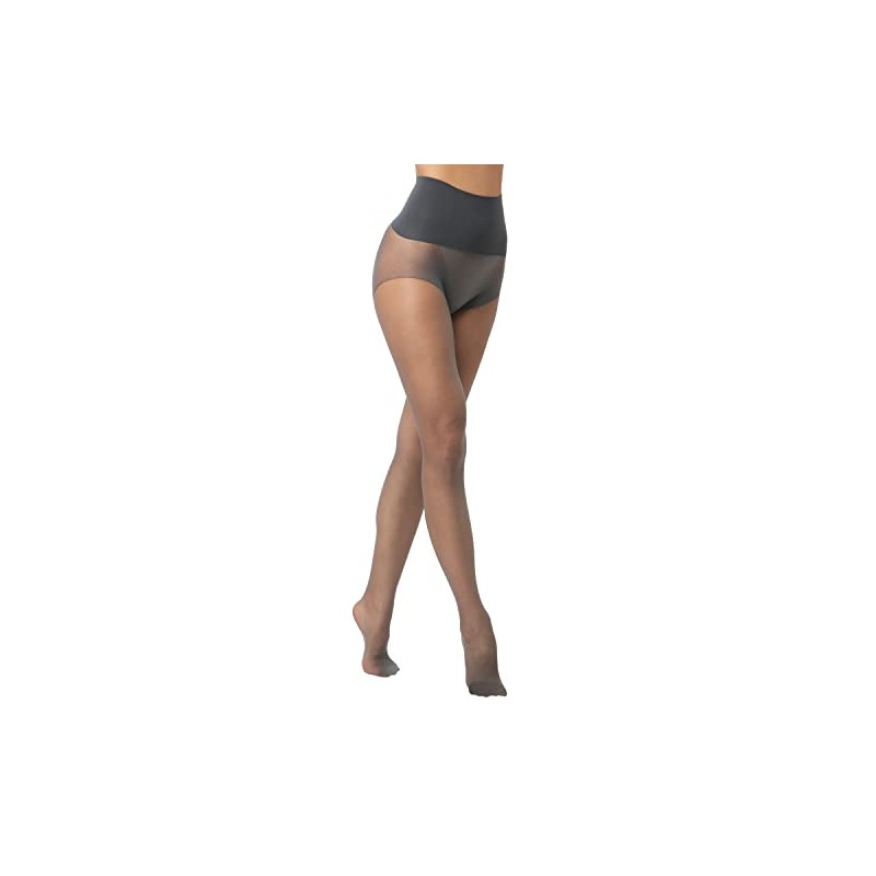 EVERSWE Women's Seamless Control Top Tights 15D, No Seam Pantyhose