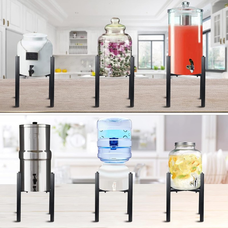 YiePhiot Water Filter Dispenser Counter Stand Beverage Drink Dispensers Stand