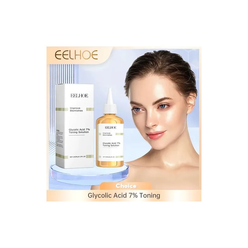 Tónico Facial Eelhoe Ácido Glicólico 7% Control Grasa 240ml Todo