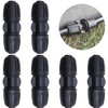 CTRICALVER Drip Irrigation Connectors, 6 Pcs Couplings Connector, 1/2 inch Irrigation Fittings, for Drip Sprinkler Systems, Garden, Patio, Lawn or Flower Bed