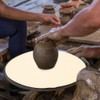 COHEALI Pottery Trimming Mat 2pcs Round Clay Throwing Cloth Reusable