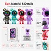 Astronaut Bear Silicone Keychain for Bags & Keys – Lightweight