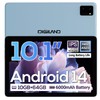 DigiLand Android Tablet, 10.1" Android 14 Tablets with Octa-Core, 6000mAh
