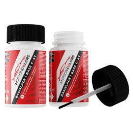 MOTIONCOLORS Coral CS/Tokio Fusion Rot Metallic 3U7 für Toyota Autolack Lackstift Set Grundlack Basislack Klarlack je 50ml