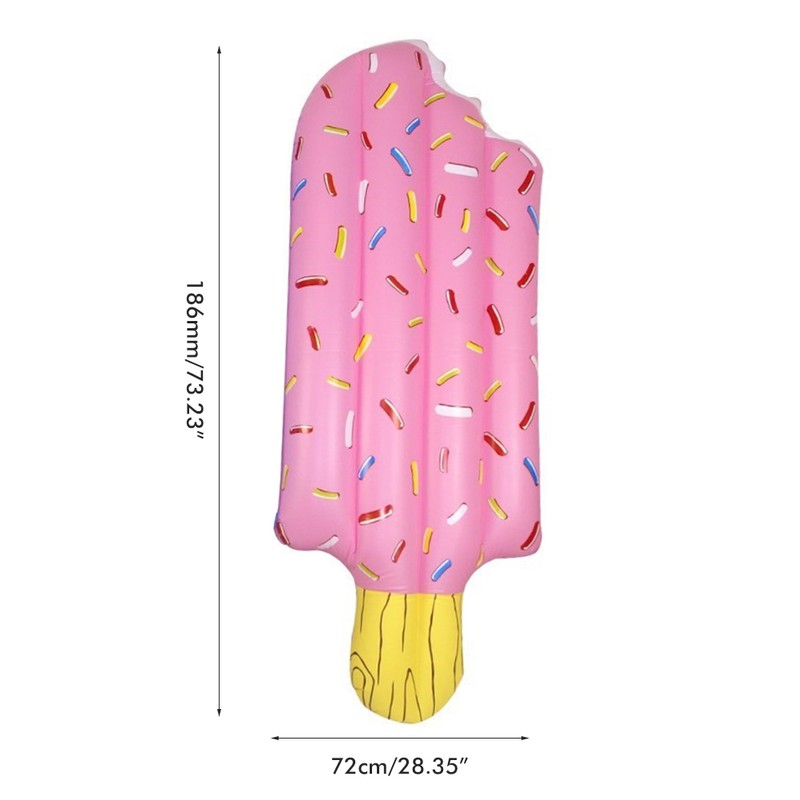 Ice Cream Floating Row Popsicle Float Raft Swimming Pool Float