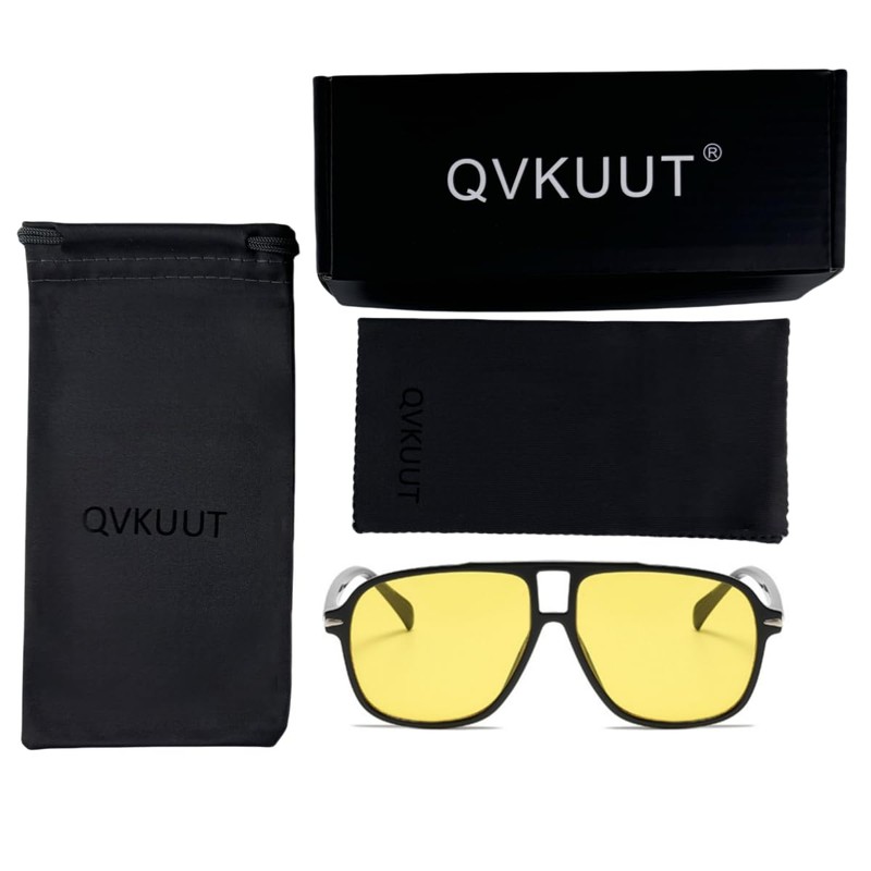 QVKUUT Retro Rectangular Sunglasses for Men and Women Rectangle Retro