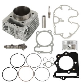 TJHSM Cylinder Piston Gasket Top End Rebuild Kit Camshaft Replacement for 1999-2008 TRX400EX