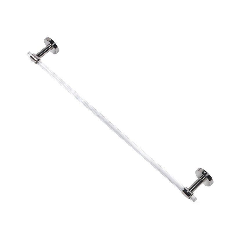 Towel Holder Rod Minimalist Light Luxury Acrylic Wall Mounted Towel