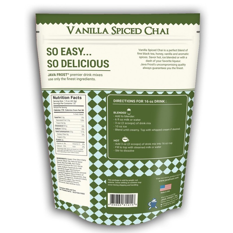 Vanilla Spiced Chai - 3 lb bag