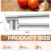 iDopick Premium Garlic Press, 304 Stainless Steel Kitchen Garlic Mincer