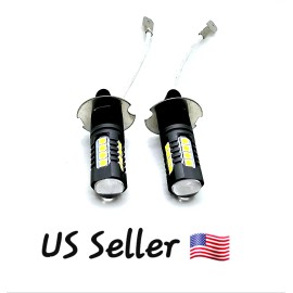 MHK Lighting 2 Super LED light bulbs for Case IH Tractor MXU, Steiger, & STX series 12v 55w