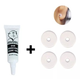 PMX 4 Discos De Silicona + 1 Gel Para Cuidar Perforación Studex
