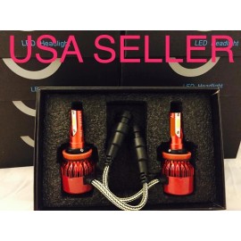 OPT7 JPN 5000K H8 H9 H11 High Power LED Headlight Kit Low Beam Bulbs HID Xentec White 5K