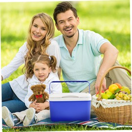 Cooler 6-Liter Capacity Small Cooler Portable Hard with 110° Swing Handle Keeps Contents Cool or Warm Great for Camping Beach Picnic Breastmilk Preservation Hard Small Ice Chest