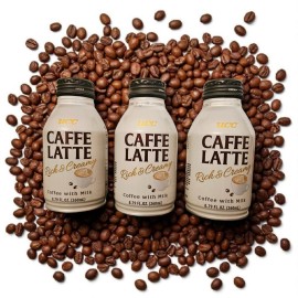 UCC Rich&Creamy Caffe Latte, Coffee with Milk, 8.79 Fl Oz - Pack of Three (3)