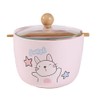 Urban Tokyo Porcelain Ramen Noodle Bowl with Glass Lid 26
