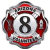 Custom Firefighter Sticker (Number)