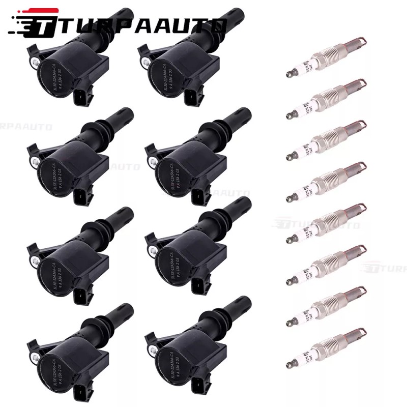 Factory/OEM 8× Motorcraft DG511 Ignition Coils &8 Spark Plugs SP546