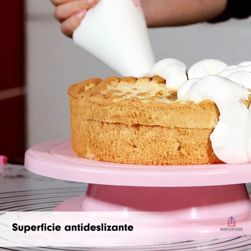 Importeek Base Giratoria Pastelera Exhibidor Decoracion Reposteria 360