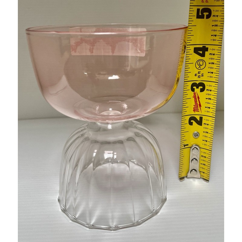 Threshold Cocktail Glass Pink Sherbet Dessert Bowl Spring Mother’s Day