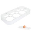 Refrigerator Egg Tray Durable Plastic Egg Holder Boxes 8 Eggs
