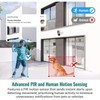 1080P Security Camera Wireless Outdoor with AI Human Detection, Live