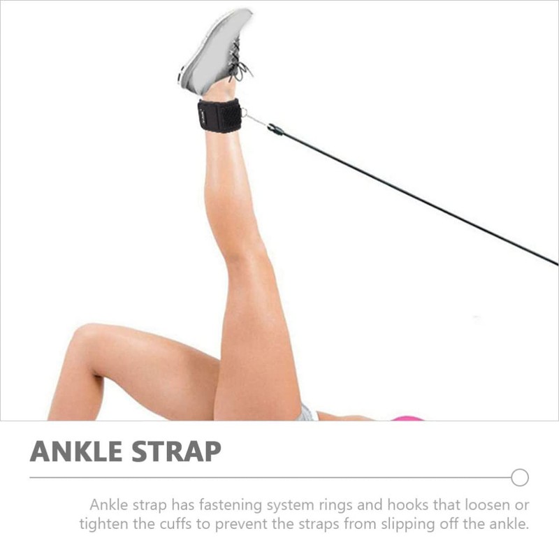 BESPORTBLE 2pcs Neoprene Ankle Strap for Cable Machine Fitness Ankle