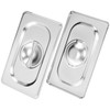 QWORK 8 Pack 1/9 Size Stainless Steel Hotel Pan Lids