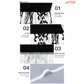 AUSELILY Women's Short Sleeve Loose Plain Casual Long Maxi Dresses for Women 2025 Black White XL